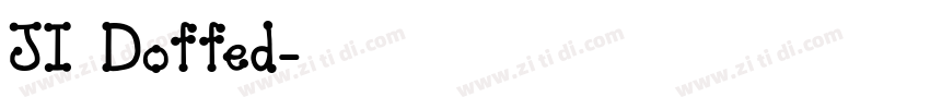 JI Doffed字体转换